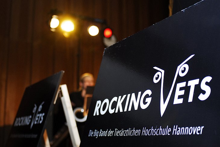 Aufsteller der Rocking Vets