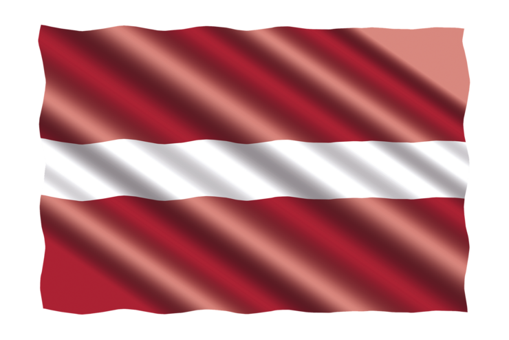 Flagge von Lettland