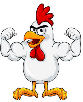 geimpftes Huhn