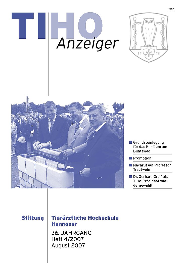 TiHo-Anzeiger 04/2007, Titelseite