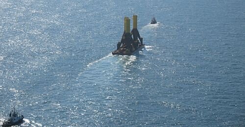 Tripods zur Verankerung von Offshore-Windkraftanlagen