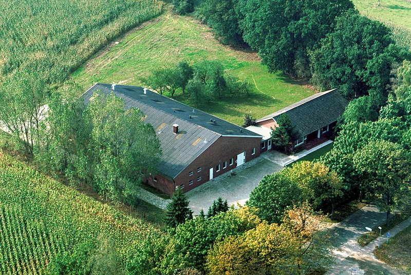 Luftbildaufnahme Außenstelle für Epidemiologie in Bakum