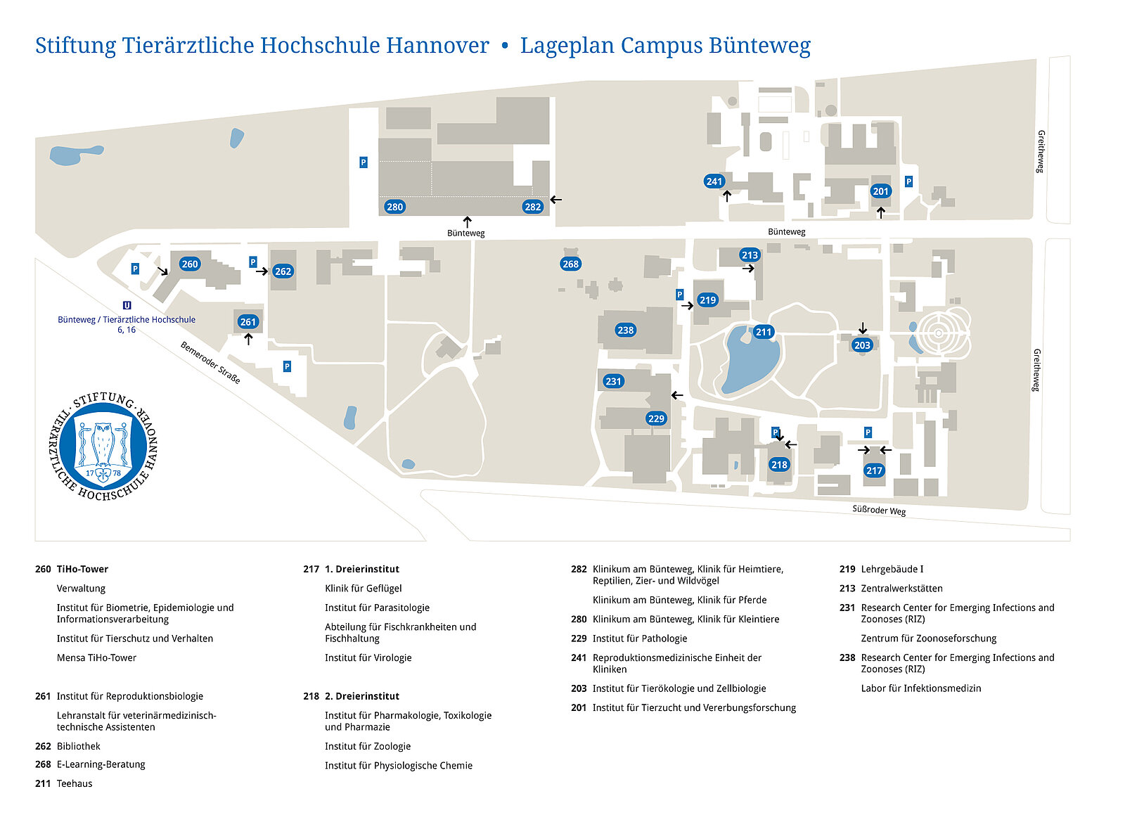 site plan Bünteweg